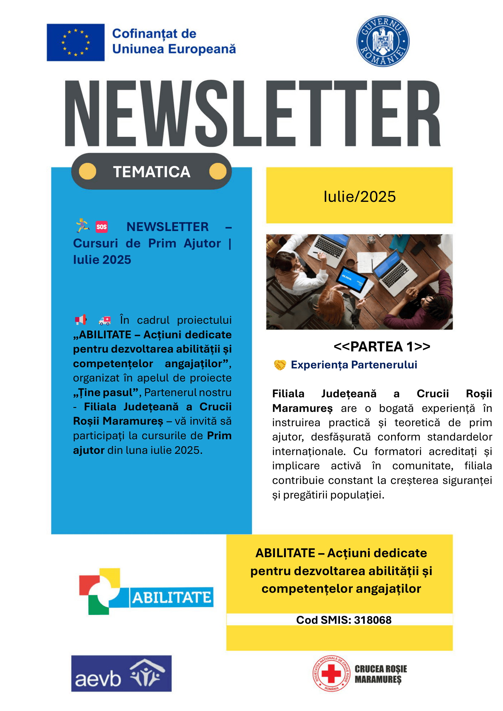 Newsletter Iulie 2025 - Page 1